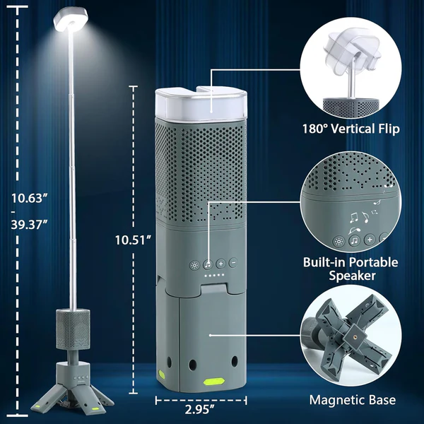 rechargeable led camping light with bluetooth speaker for camping hiking rechargeable led camping light with bluetooth speaker for camping hiking